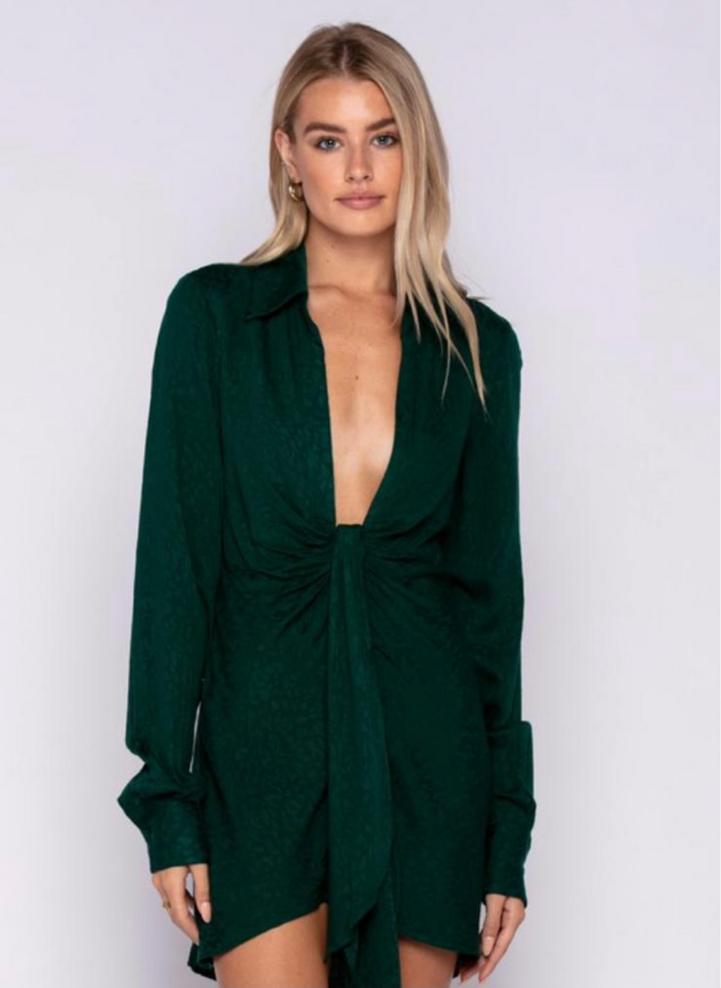 Emerald Mini Dress